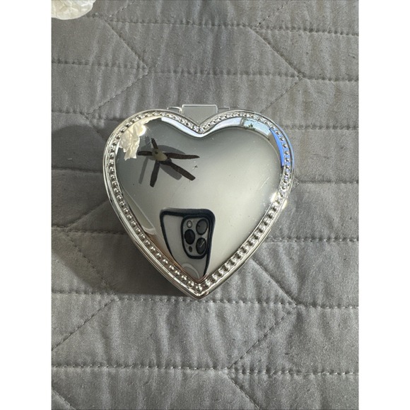 Trinket Box Things Remembered 2.5" Heart Shaped‎ Jewelry Box - Picture 1 of 9